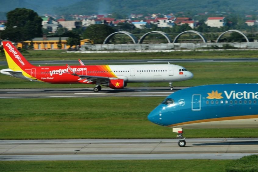 Hai hãng hàng không phổ biến cho các chuyến bay nội địa