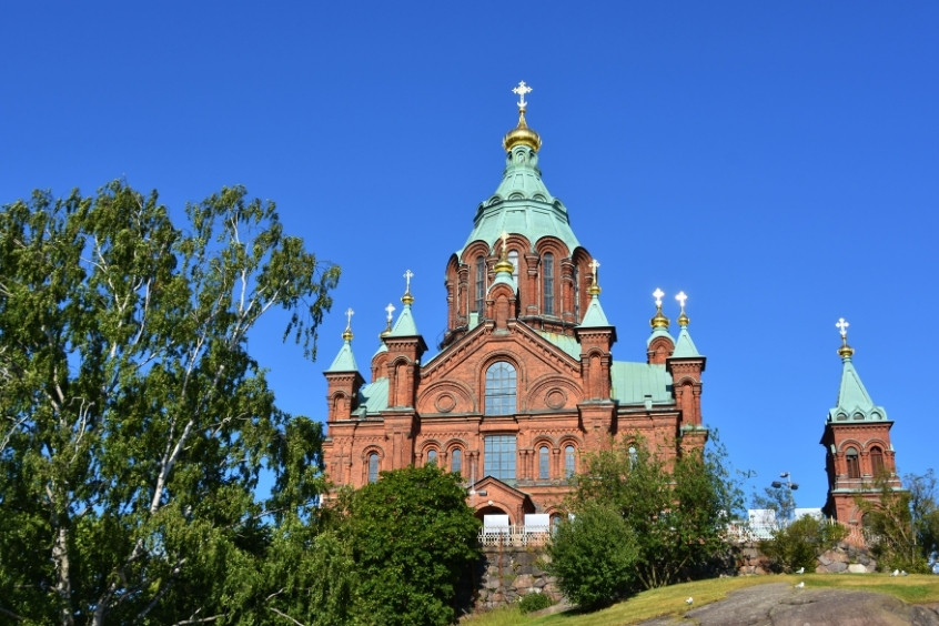 Uspenski Cathedral nhà thờ nổi bật với vẻ đẹp uy nghi tại Helsinki