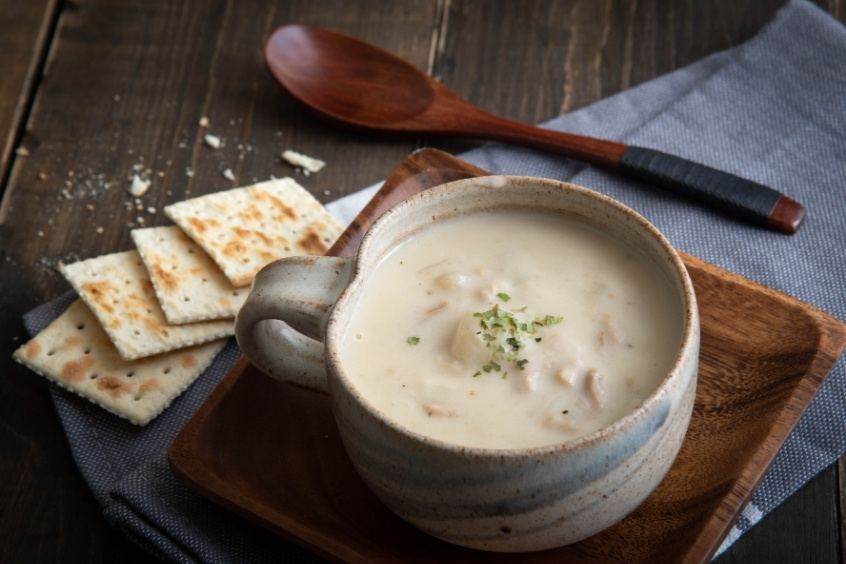Clam Chowder súp nghêu đặc trưng thơm ngon nổi bật của ẩm thực phương Tây