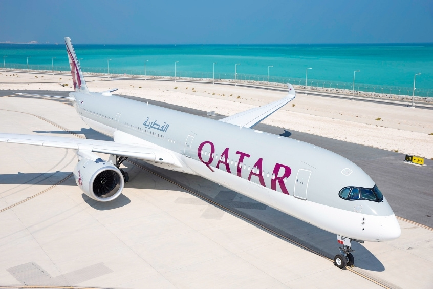 Qatar Airways với thiết kế sang trọng đại diện cho chất lượng dịch vụ 5 sao quốc tế
