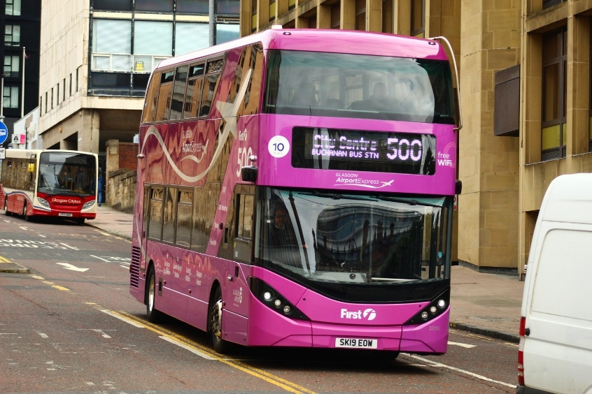 Glasgow Airport Express với thiết kế hiện đại và lộ trình tiện lợi đến trung tâm