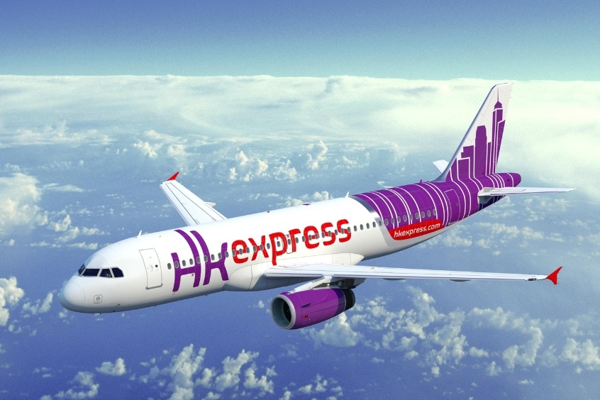 Hãng bay HongKong Express quá cảnh tại sân bay quốc tế Hong Kong 