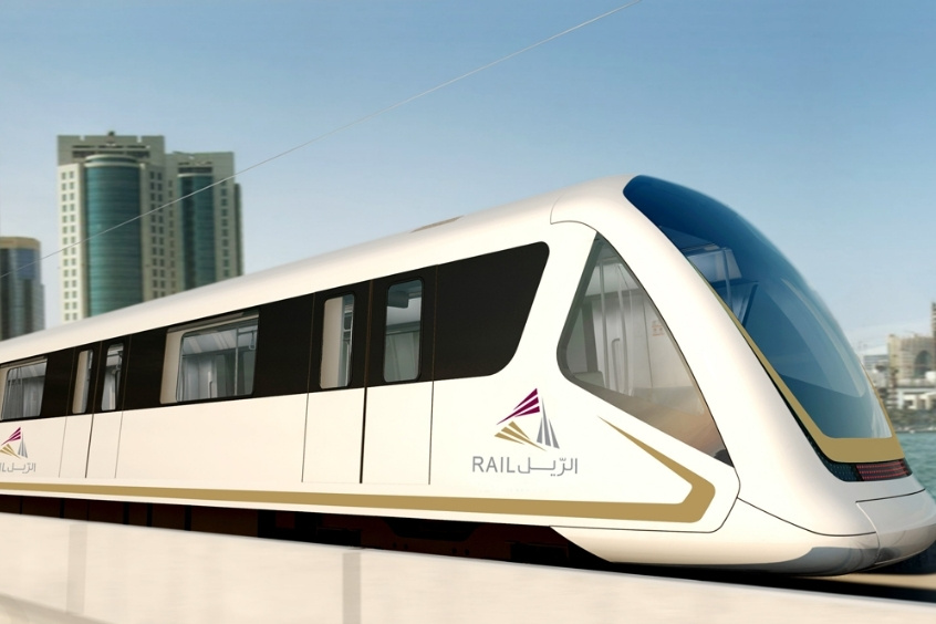 Tàu điện ngầm Doha Metro hiện đại kết nối sân bay quốc tế Hamad với trung tâm thành phố một cách nhanh chóng và tiện lợi (Nguồn: Internet)