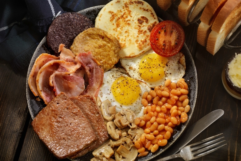 Thưởng thức bữa sáng Scotland tại Glasgow