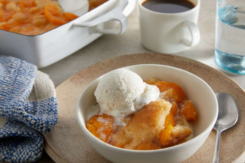  Peach Cobbler – Món tráng miệng ngọt ngào mang đậm hương vị miền Nam nước Mỹ
