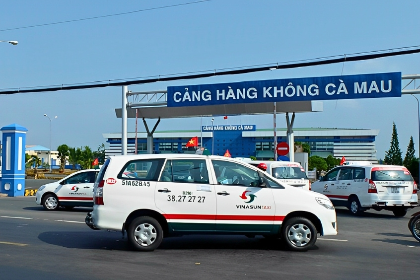 Lựa chọn di chuyển giữa sân bay Cà Mau và trung tâm thành phố bằng Vina Sun taxi