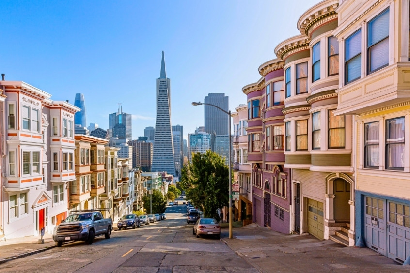 Hình ảnh quang cảnh San Francisco điểm đến du lịch hấp dẫn tại bờ Tây nước Mỹ
