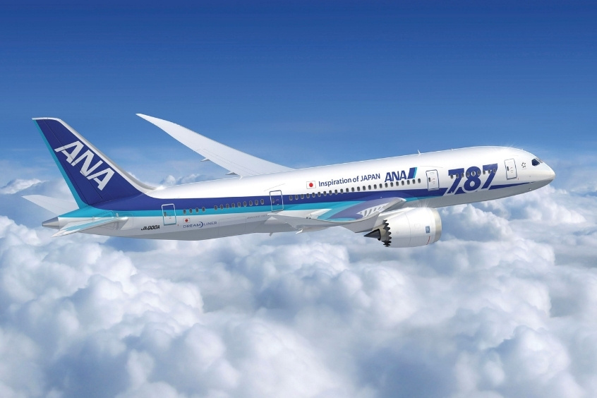 Hãng All Nippon Airways nổi bật với không gian rộng rãi