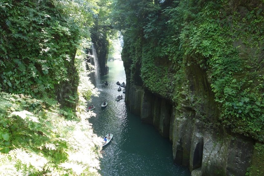 Hẻm núi Takachiho với phong cảnh thiên nhiên kỳ vĩ