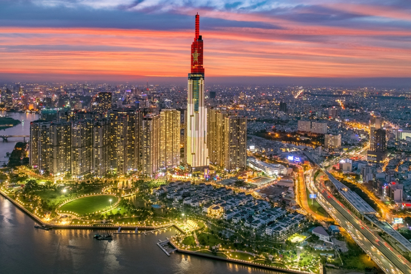 Toàn cảnh Sài Gòn về đêm