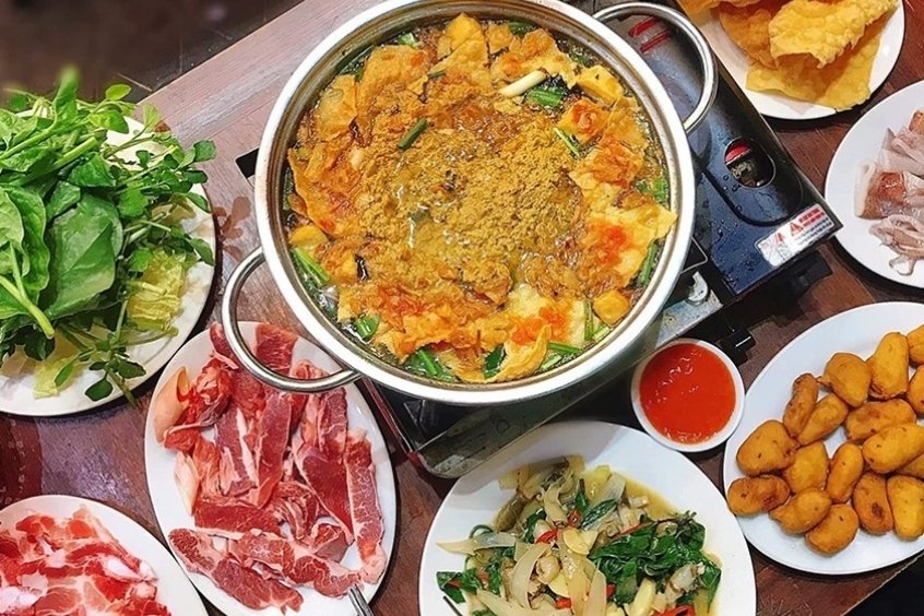 Cua tươi, nước dùng đậm đà – Lẩu cua Hải Phòng gây thương nhớ (Nguồn: Internet)