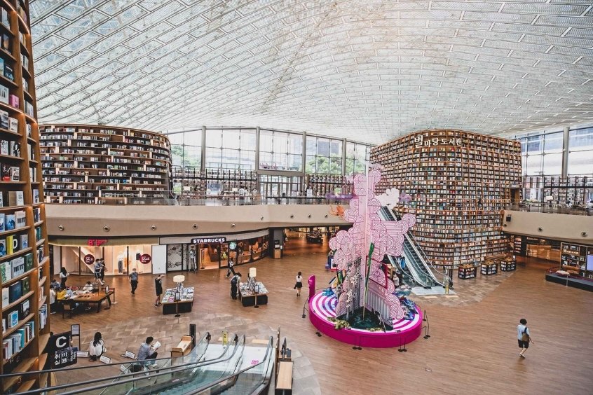 Starfield Library – Nơi sách gặp ánh sáng, người gặp cảm hứng