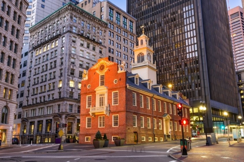 Nhà Bang Cũ là tòa nhà công cộng lâu đời nhất còn sót lại ở Boston