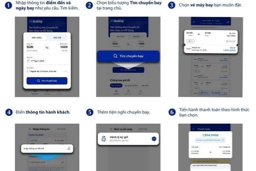 Vé máy bay từ Hà Nội đi Vinh 