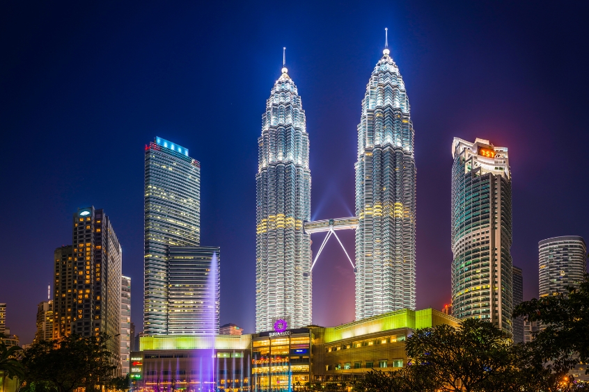 Tháp đôi Petronas. 