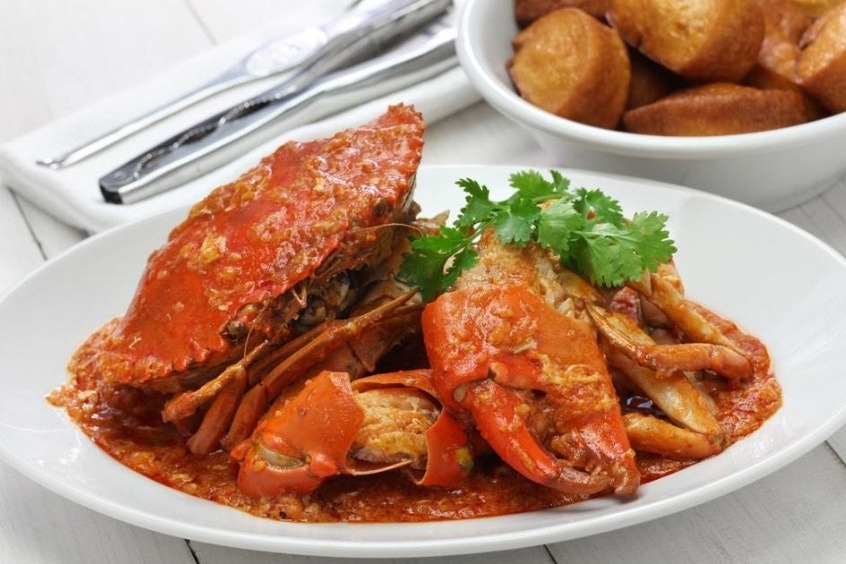 Cua sốt ớt - Cua sốt ớt là món ăn mang đậm dấu ấn Singapore