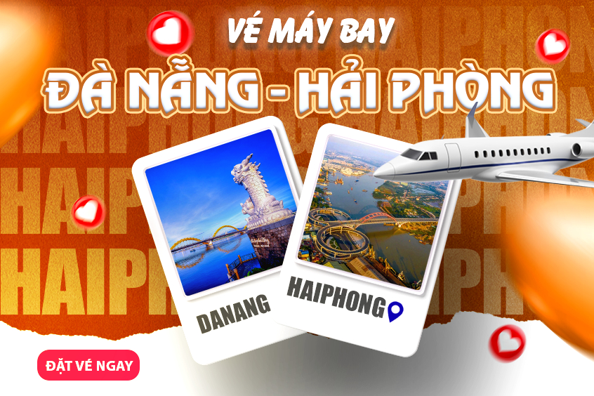 vé máy bay từ Đà Nẵng đi Hải Phòng