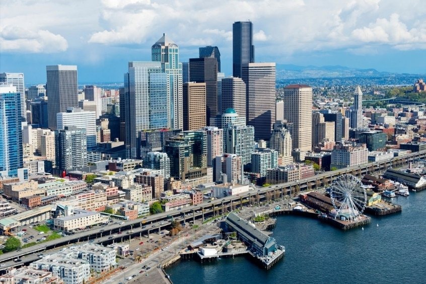 Vé máy bay đi Seattle - Khám phá thành phố nằm trên một dải đất hẹp giữa Vịnh Puget và hồ Washington
