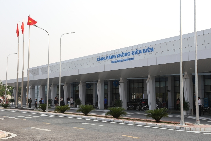 Nhà ga sân bay Điện Biên với thiết kế hiện đại giữa thiên nhiên hùng vĩ