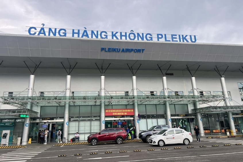 Sân bay Pleiku trung tâm giao thông quan trọng của Tây Nguyên với các đường bay nội địa