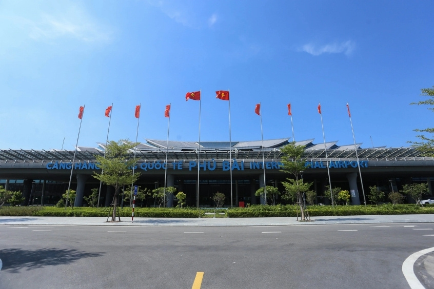 Toàn cảnh sân bay quốc tế Phú Bài hiện đại tại  Thành phố Huế