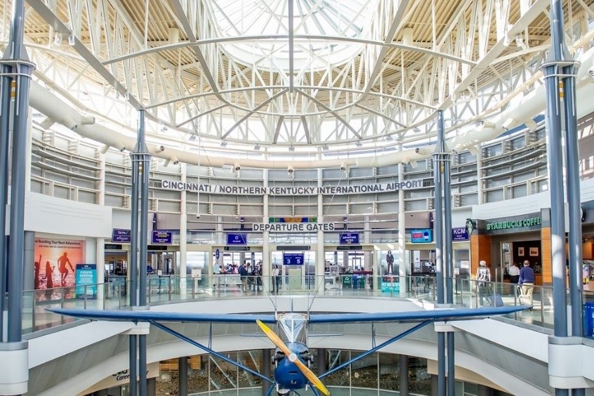 Bên trong sân bay Quốc tế Cincinnati
