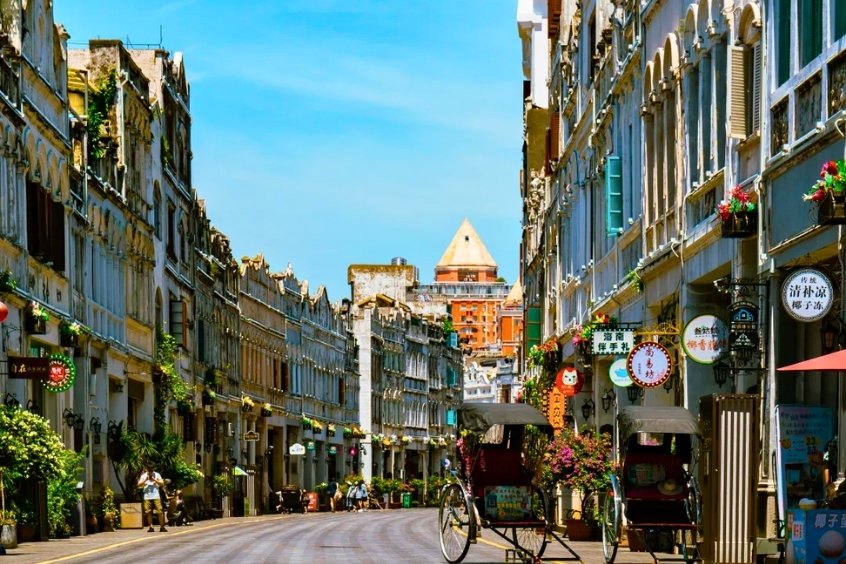 Kiến trúc Đông Tây độc đáo tại phố cổ Qilou, Hải Khẩu, Trung Quốc