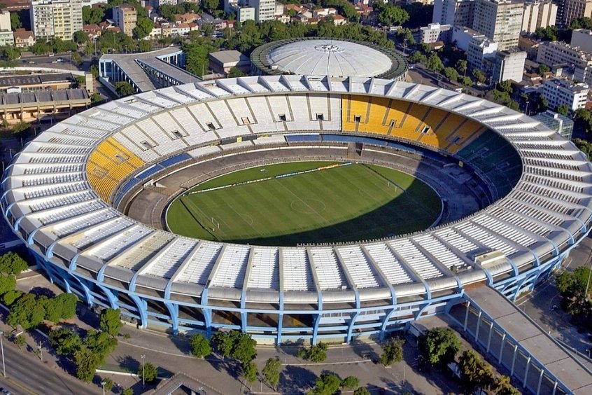 Sân vận động Maracanã - Thánh địa bóng đá Brazil và cũng là một trong những sân vận động lớn nhất thế giới