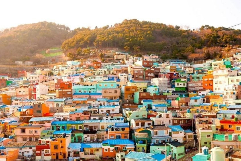 Làng văn hóa Gamcheon - Gamcheon là thiên đường sắc màu nằm trên triền núi