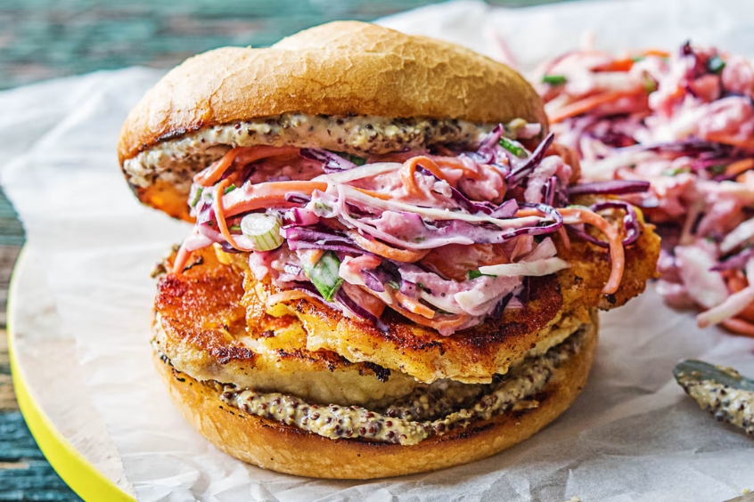 ​  Peameal Bacon Sandwich.