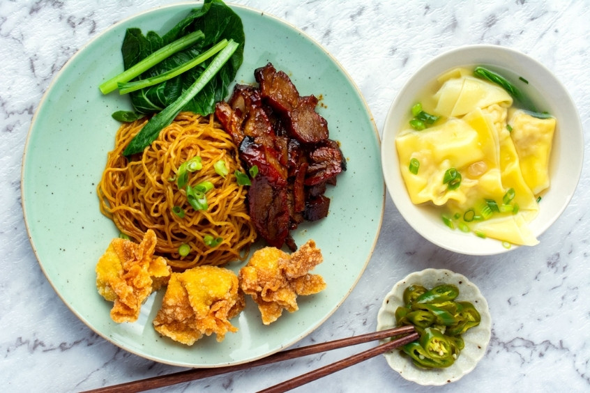 Wanton Mee đặc sản mì hoành thánh nổi tiếng hấp dẫn thực khách tại Singapore