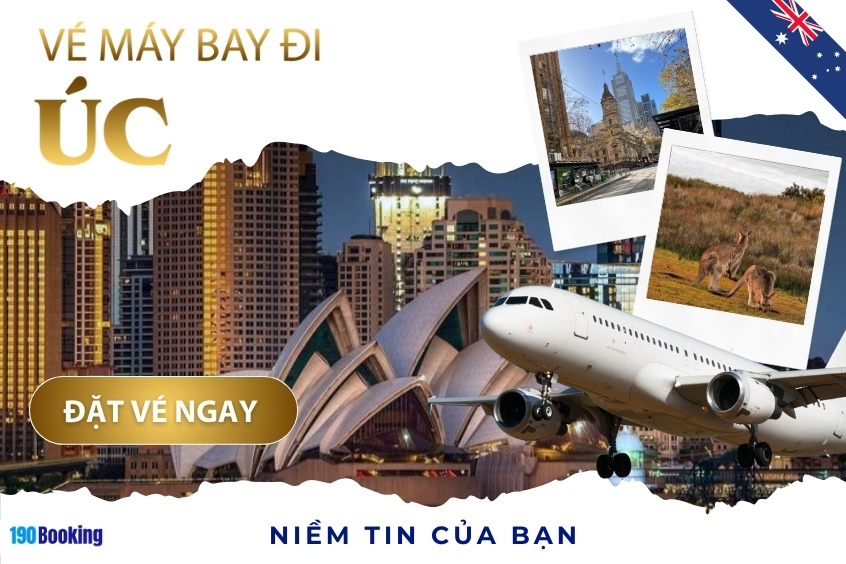 Săn vé máy bay đi Úc giá rẻ cùng 190Booking – khởi đầu hành trình khám phá xứ sở chuột túi