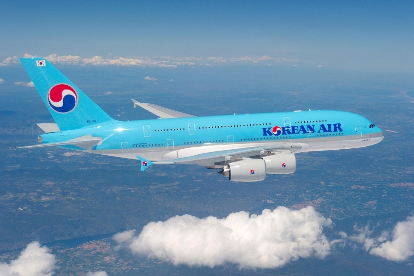 Máy bay Korean Air trên đường bay từ Hà Nội đi Las Vegas, hãng hàng không chất lượng cao của Hàn Quốc