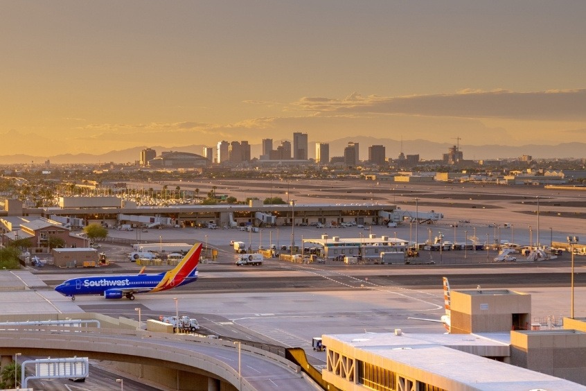 Sân đỗ máy bay tại Sân bay Quốc tế Phoenix Sky Harbor