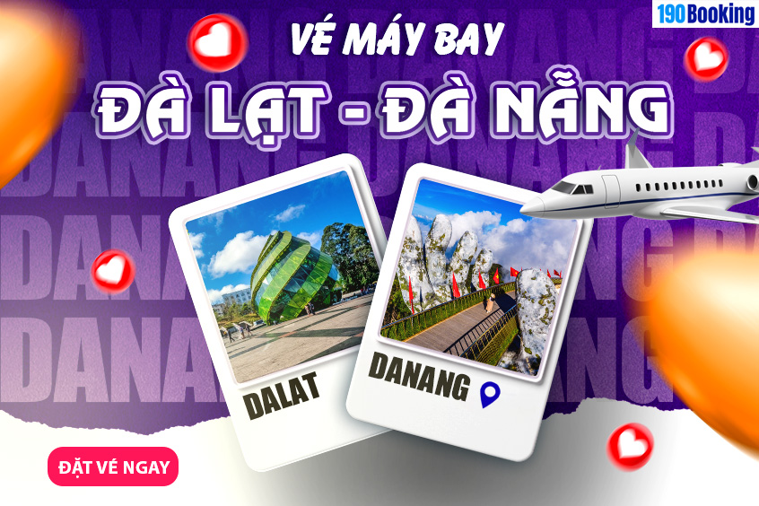 vé máy bay từ Đà Lạt đi Đà Nẵng