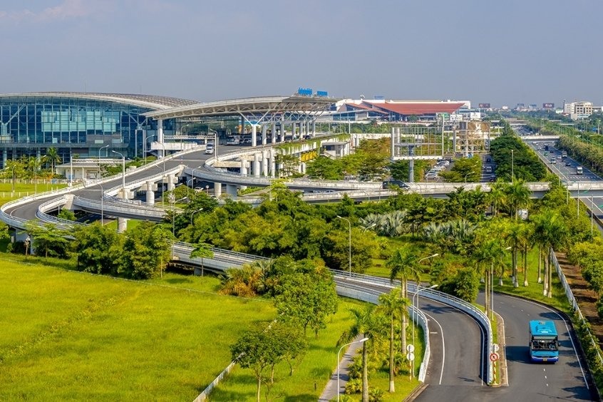 Sân bay quốc tế Nội Bài - Một trong những cảng hàng không lớn nhất Việt Nam