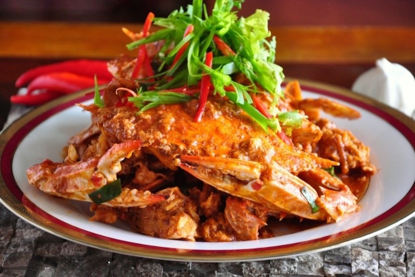 Cua sốt ớt  - Món ăn đặc sản Singapore (Nguồn: Internet)