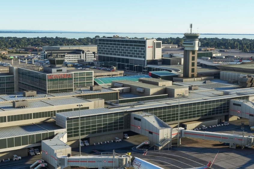 Sân bay quốc tế Montréal - Trudeau nhìn từ trên cao