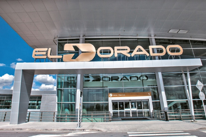 Sân bay Quốc tế El Dorado là sân bay chính phục vụ Bogota, Colombia 