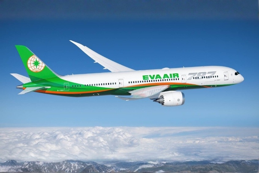 EVA Air - Hãng hàng không khai thác chuyến bay đi Đài Bắc