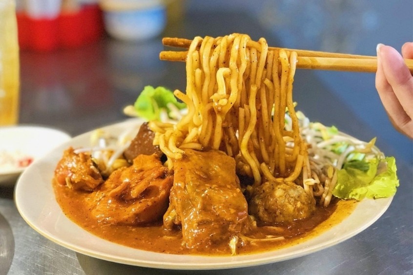 Bánh tằm cay Cà Mau - Món ăn dân dã nhưng rất được người dân địa phương yêu thích