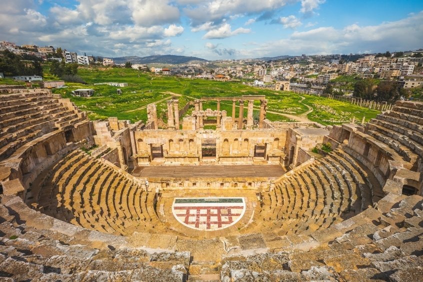 Jerash là một thành phố ở phía bắc Jordan