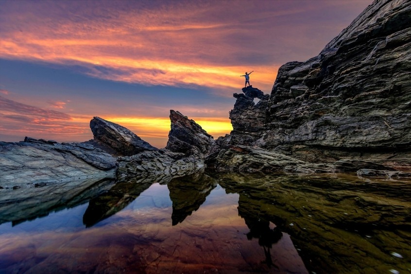 Vé máy bay đi Chu Lai - Ghềnh đá Bàn Than một danh thắng địa chất độc đáo tại Quảng Nam