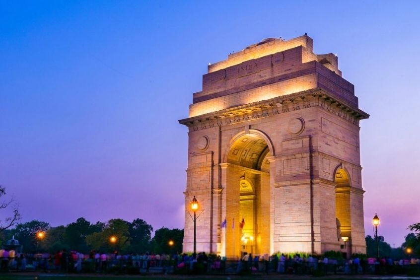 Vé máy bay từ Hà Nội đi New Delhi - India Gate cao 42 m, do kiến trúc sư Edwin Lutyens thiết kế