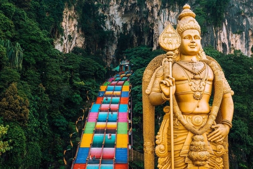 Động Batu - Quần thể hang động và đền thờ Hindu nổi tiếng 