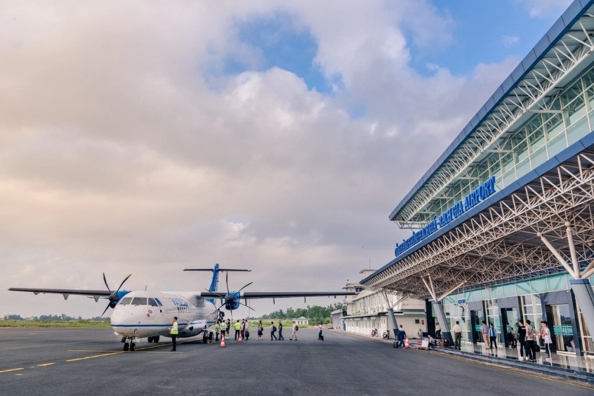 Rạch Giá là một trong ba sân bay đang hoạt động tại tỉnh Kiên Giang