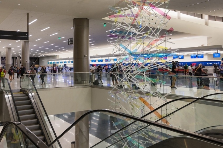 Bên trong Sân bay Quốc tế Thành phố Salt Lake (SLC) ở Utah