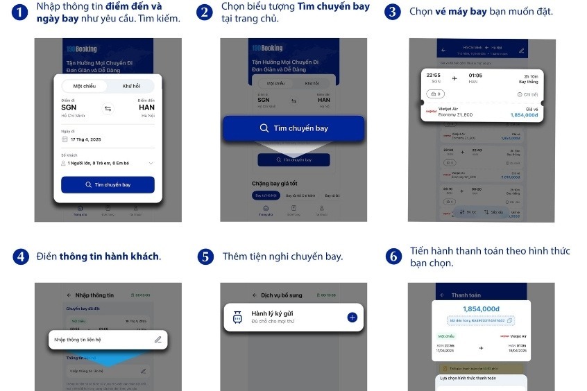 Quy trình đặt vé máy bay đi Wichita nhanh chóng và thuận tiện tại 190 Booking