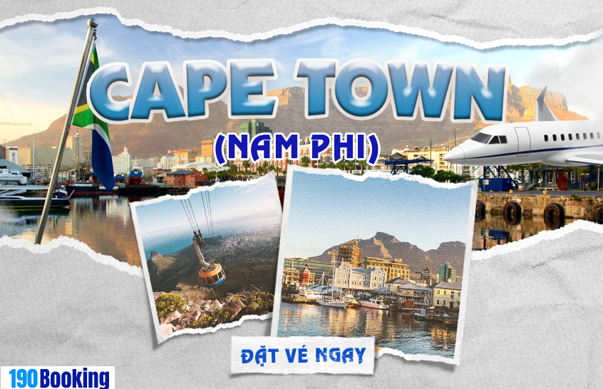 vé máy bay đi Cape Town