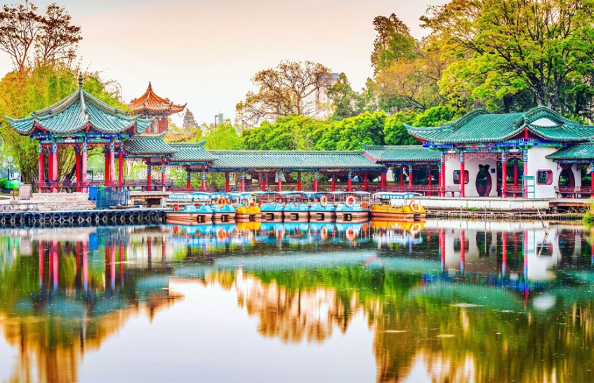 Cảnh quan tuyệt đẹp tại Côn Minh. (